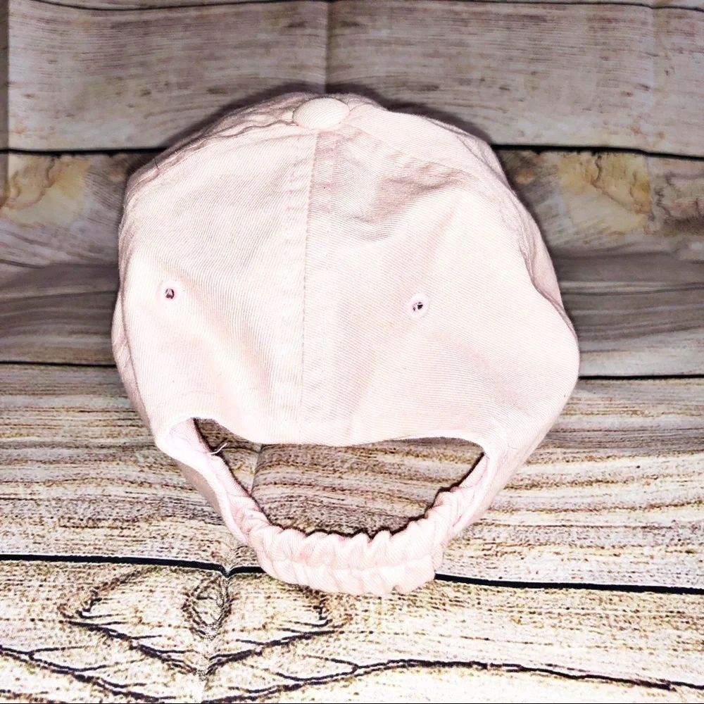 Lady Caps by Magic Headwear Adjustable Hat Pink with Rhinestones